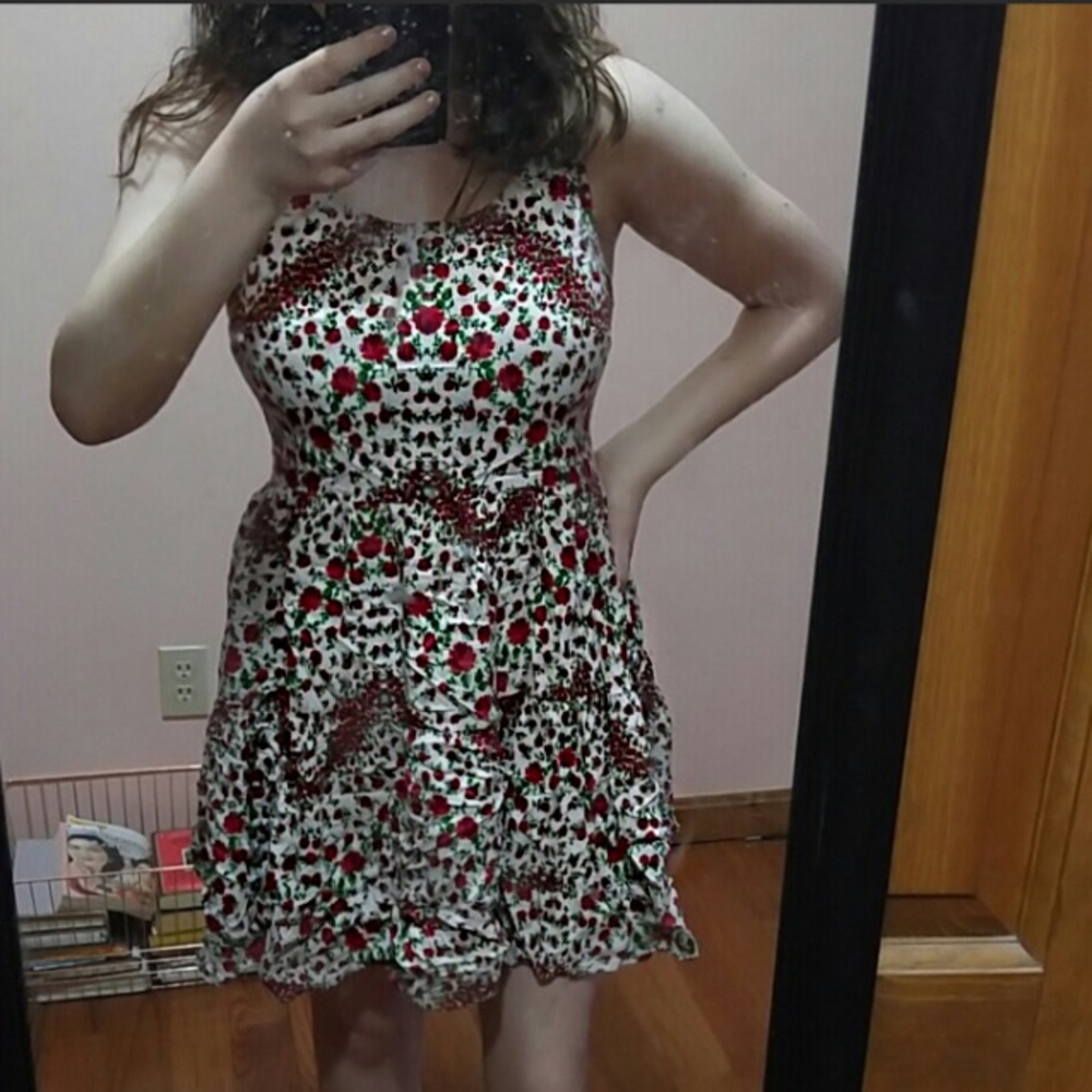 h&m floral summery dress